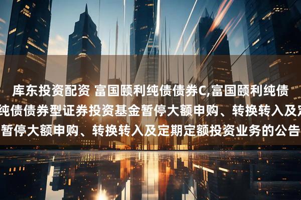 库东投资配资 富国颐利纯债债券C,富国颐利纯债债券型A: 关于富国颐利纯债债券型证券投资基金暂停大额申购、转换转入及定期定额投资业务的公告