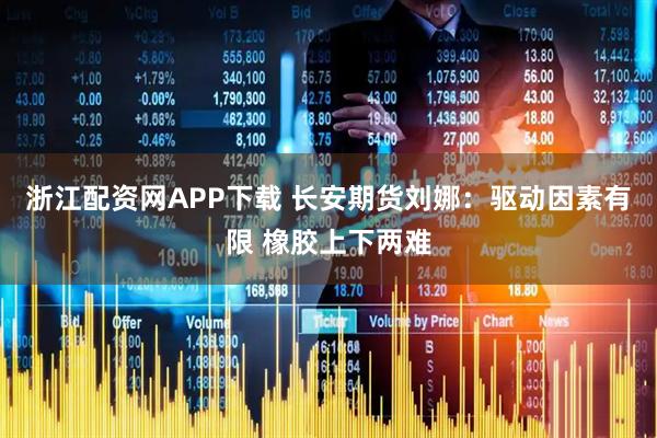 浙江配资网APP下载 长安期货刘娜：驱动因素有限 橡胶上下两难